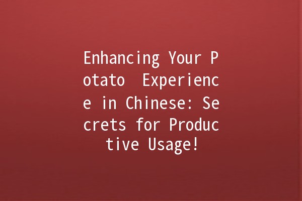 Enhancing Your Potato 🌱 Experience in Chinese: Secrets for Productive Usage!