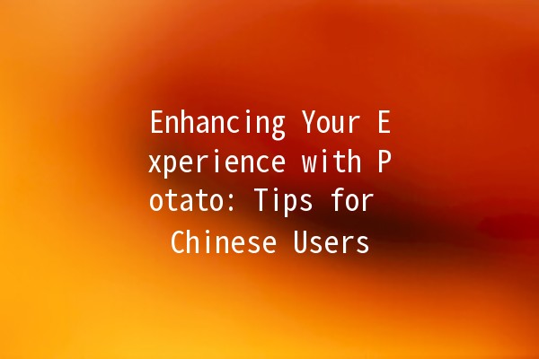 Enhancing Your Experience with Potato: Tips for Chinese Users 🥔✨