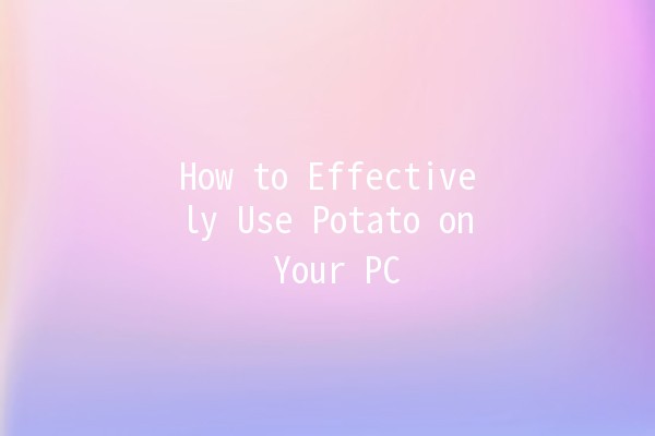 How to Effectively Use Potato on Your PC 🥔💻