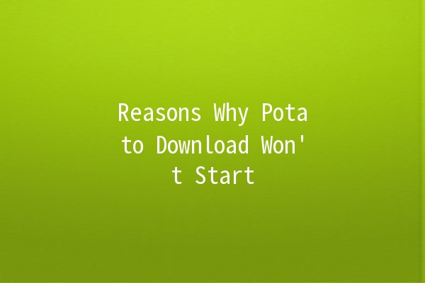 Reasons Why Potato Download Won't Start 🚫🥔