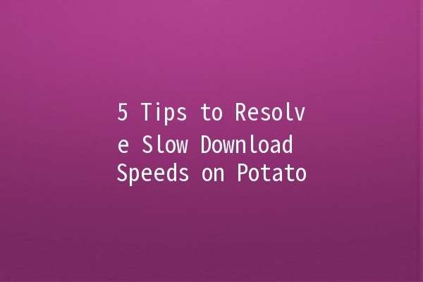 5 Tips to Resolve Slow Download Speeds on Potato 🥔💨