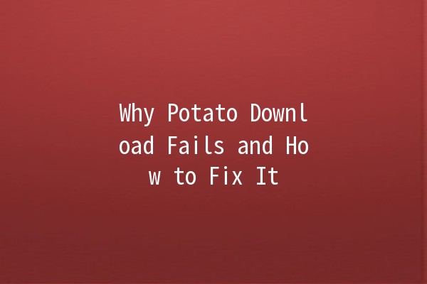 Why Potato Download Fails and How to Fix It 🥔🚫